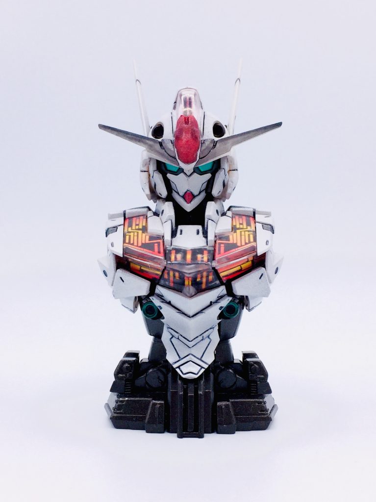 ガシャポン MSメカニカルバスト03 ガンダムエアリア キャリバーン カラー 塗装済み 完成–2枚目/制作者：kan-o-gunplablog