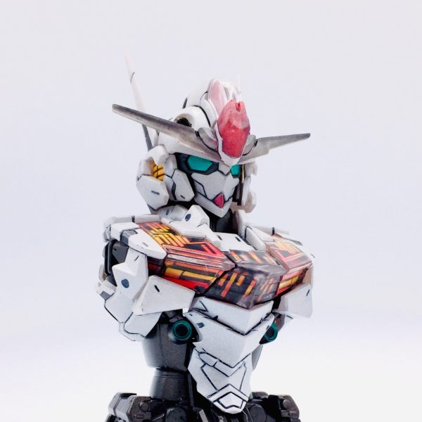 ガシャポン MSメカニカルバスト03 ガンダムエアリア キャリバーン カラー 塗装済み 完成