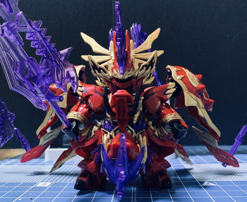 貂蝉クシャトリヤのパーツを使うとナイチンゲールモードになります、このボリューム感たまらないですね。胸に刺さるはずだったスネークメモリーは無くした！