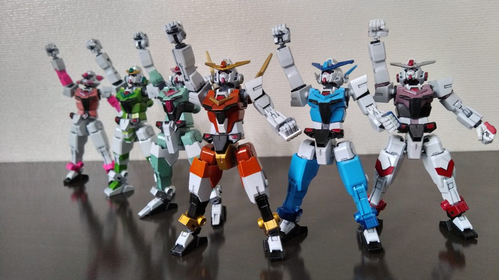 シンフォギアXVの1話でやった合体技を再現。身に着けてるギアを敵にぶつける技。エフェクトないと何やってるかよくわからないな。