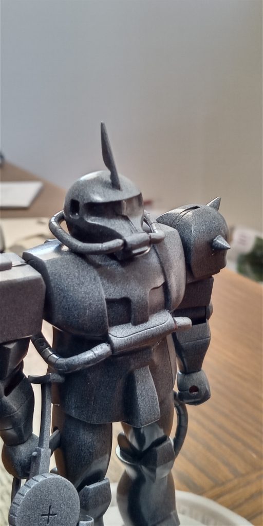 黒い所は、黒色だけど、本物の影に見える…