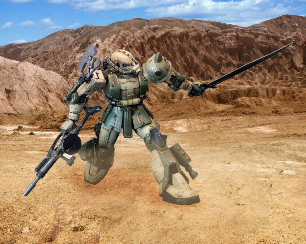 3番機は、いつもの格闘バカですね。さて、潜伏ジオン狩り狩り小隊は、生き残れるのでしょうか。。。。ジムにヤラれますね😆