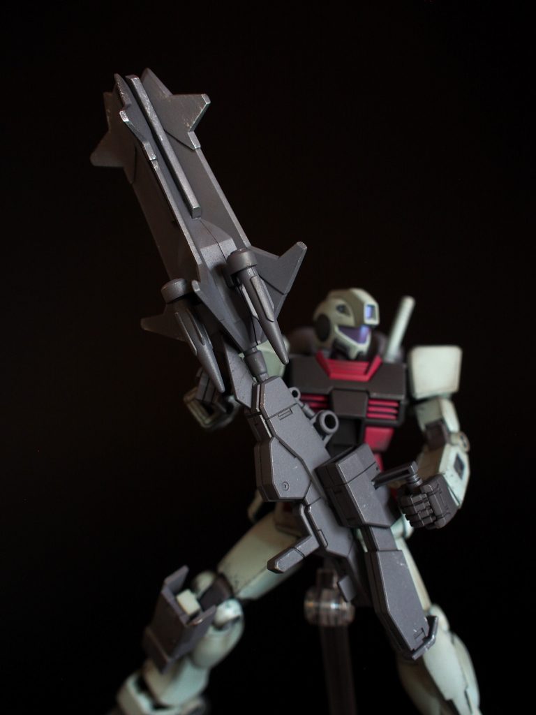 ビームバスターライフルメイス。鈍器で銃器です。これだけ全く宇宙世紀ではないですね。笑