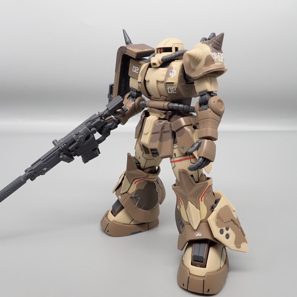 高機動型ザク地上機　（ウォルド機）–3枚目/制作者：アンジェロのプラモデル工房