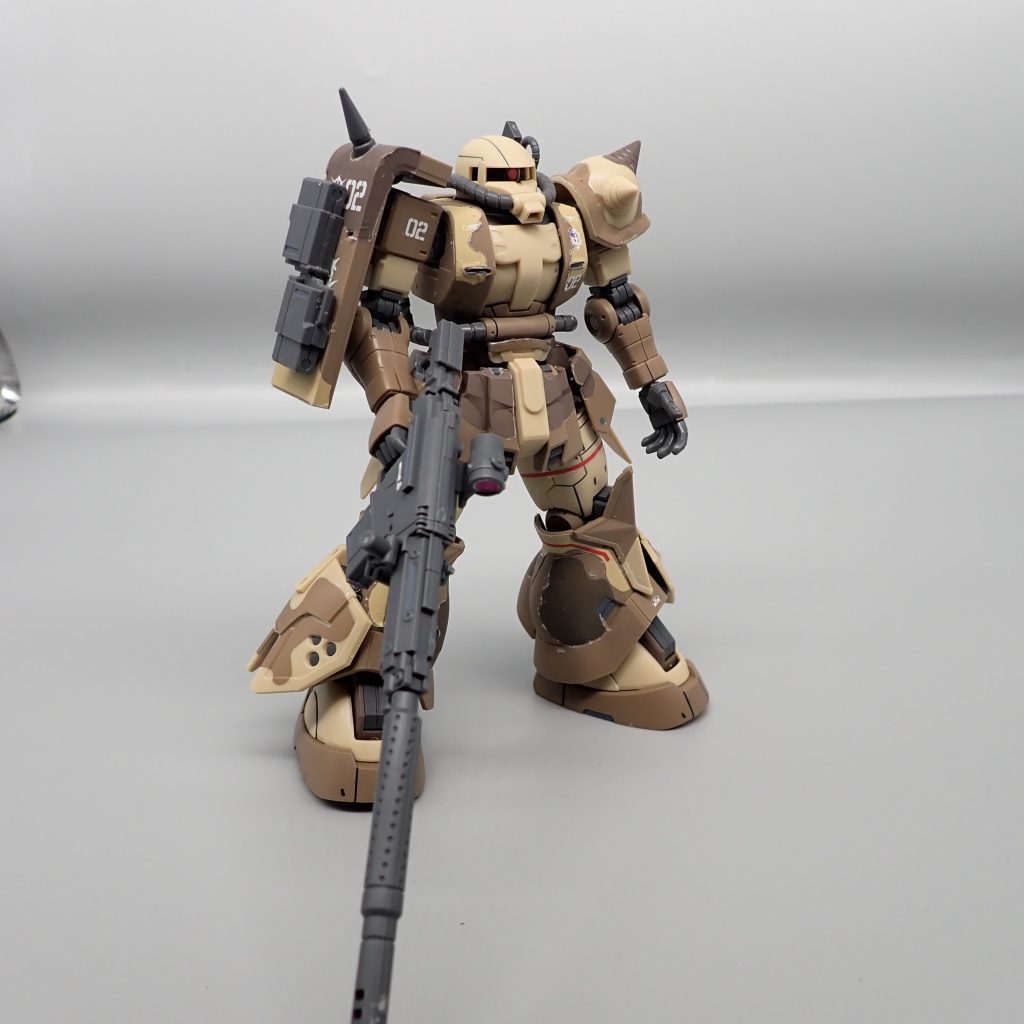 高機動型ザク地上機　（ウォルド機）–4枚目/制作者：アンジェロのプラモデル工房