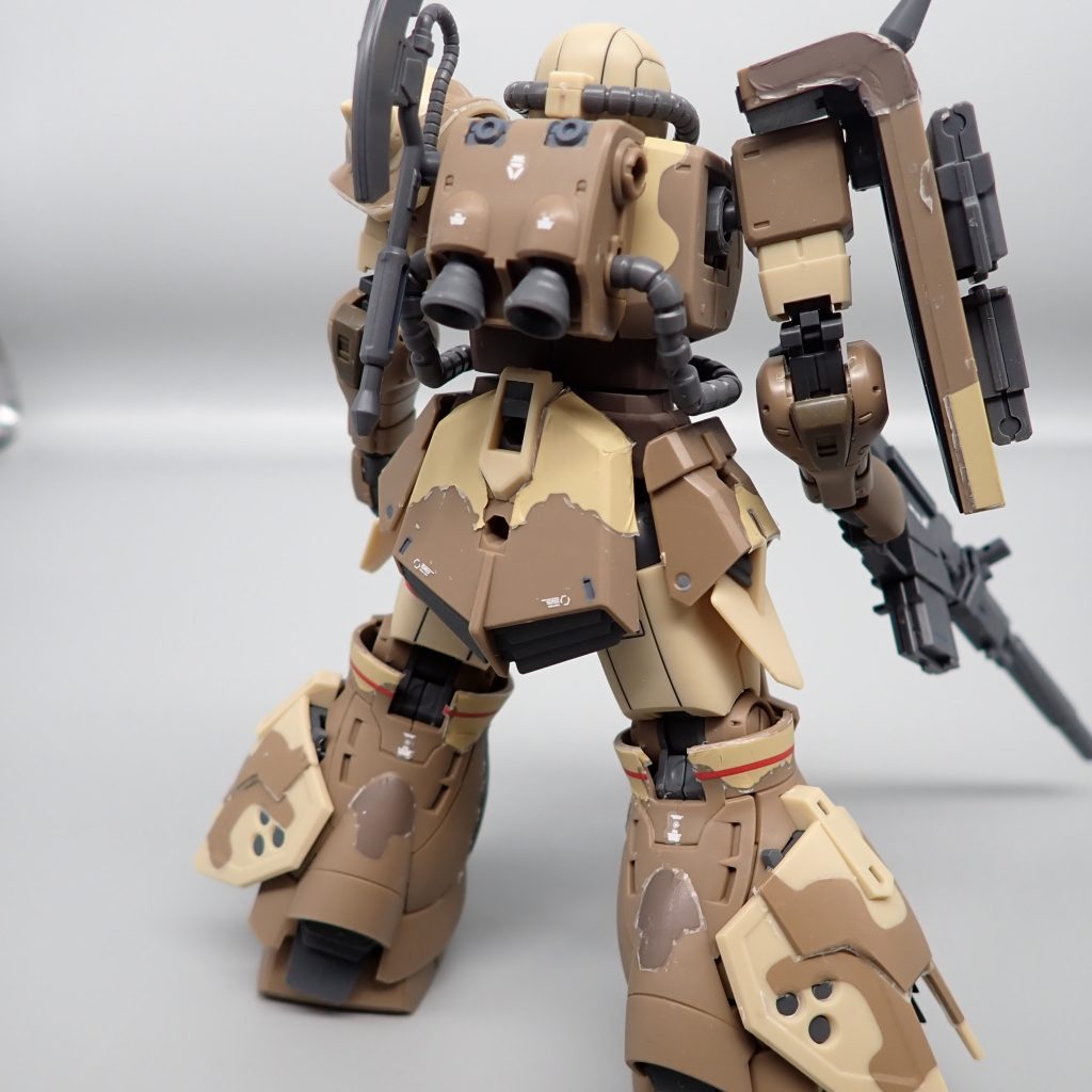 高機動型ザク地上機　（ウォルド機）–5枚目/制作者：アンジェロのプラモデル工房