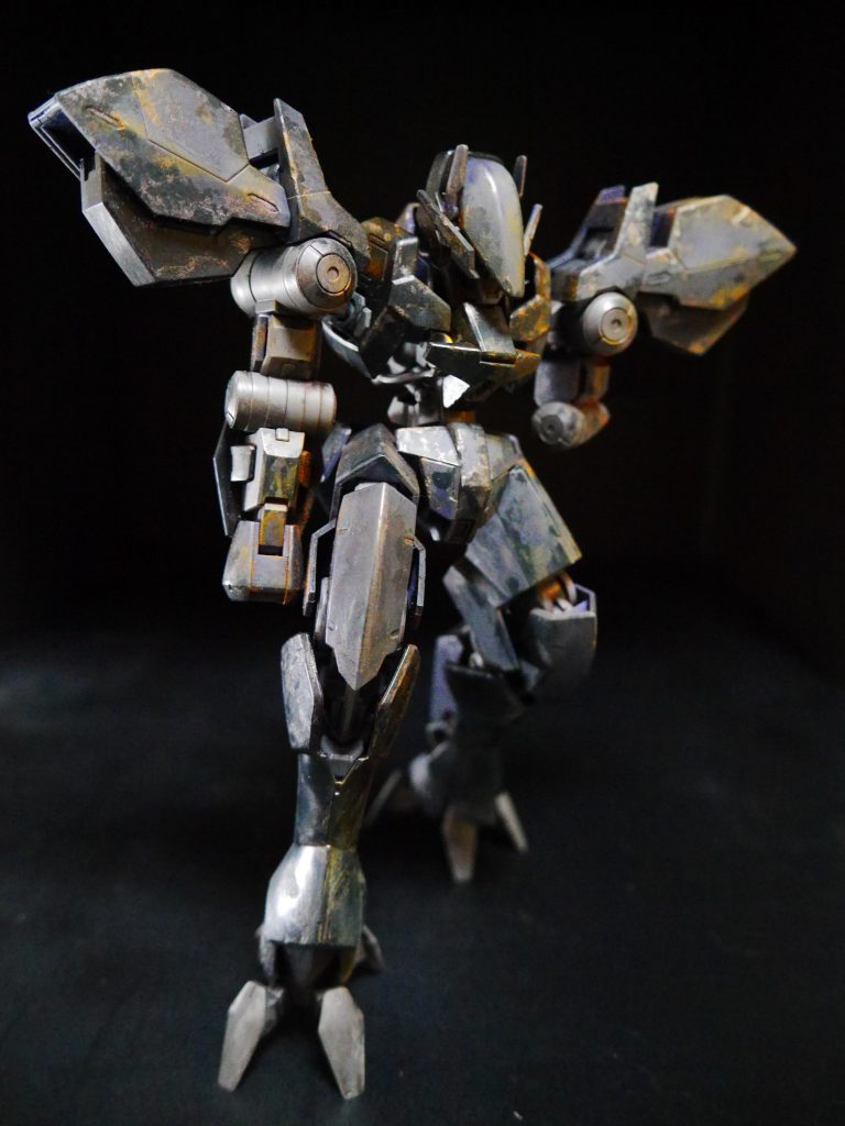 ウェザリング初心者で、お目汚し失礼します。 if……もしも『中身』だけ回収されて、あのまま放置されていたら。こんな朽ち方をしていたのでは無いかな、という妄想を含ませつつの汚しです。