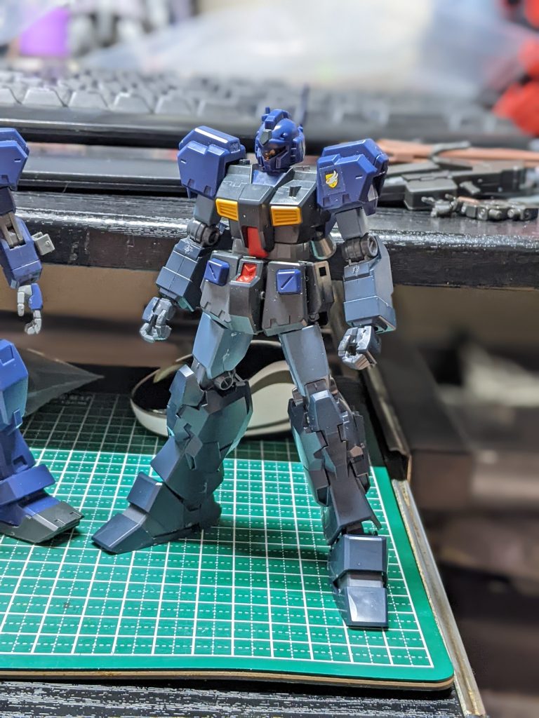 ジム・クゥエルの太脚もあれはあれで好きなのですが、ジェスタ脚にしたことでだいぶスタイリッシュになったんじゃないかと。