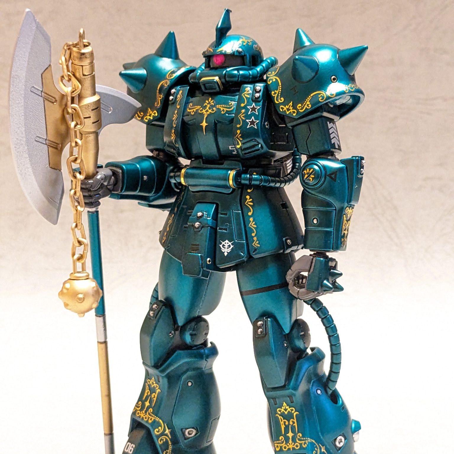 MS−06F ドズル・ザビ専用ザクII｜hongusiさんのガンプラ作品｜GUNSTA 