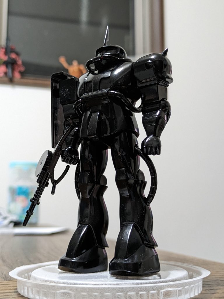 安定のあおりショット　アップにすると表面処理の甘さがわかりますが、気にしません……。小６の頃のリベンジですから。