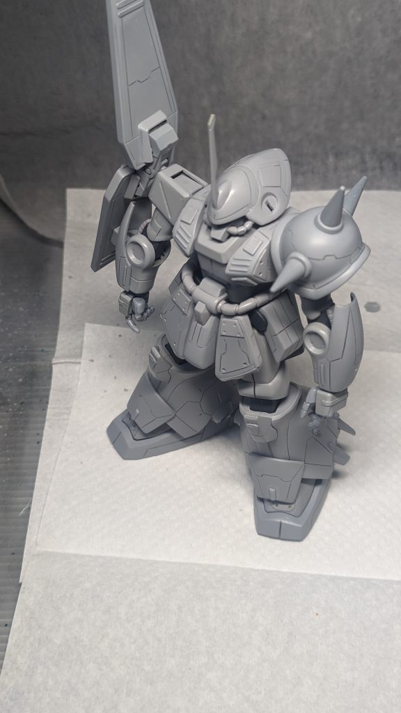 塗装前の最終サフ後、こ、これがサフ萌えか、、と悶絶してるおっさんが居たのは内緒です🤣