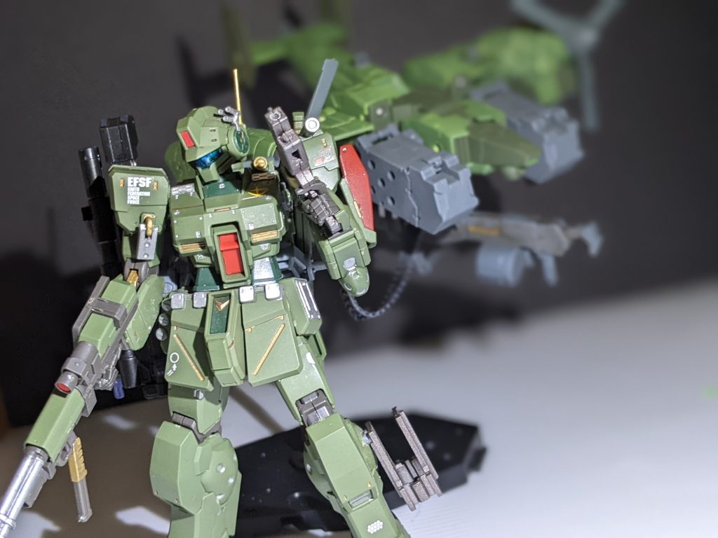 ジムスパルタン+オスプレイコマンダー       ドッキングゴー!!!