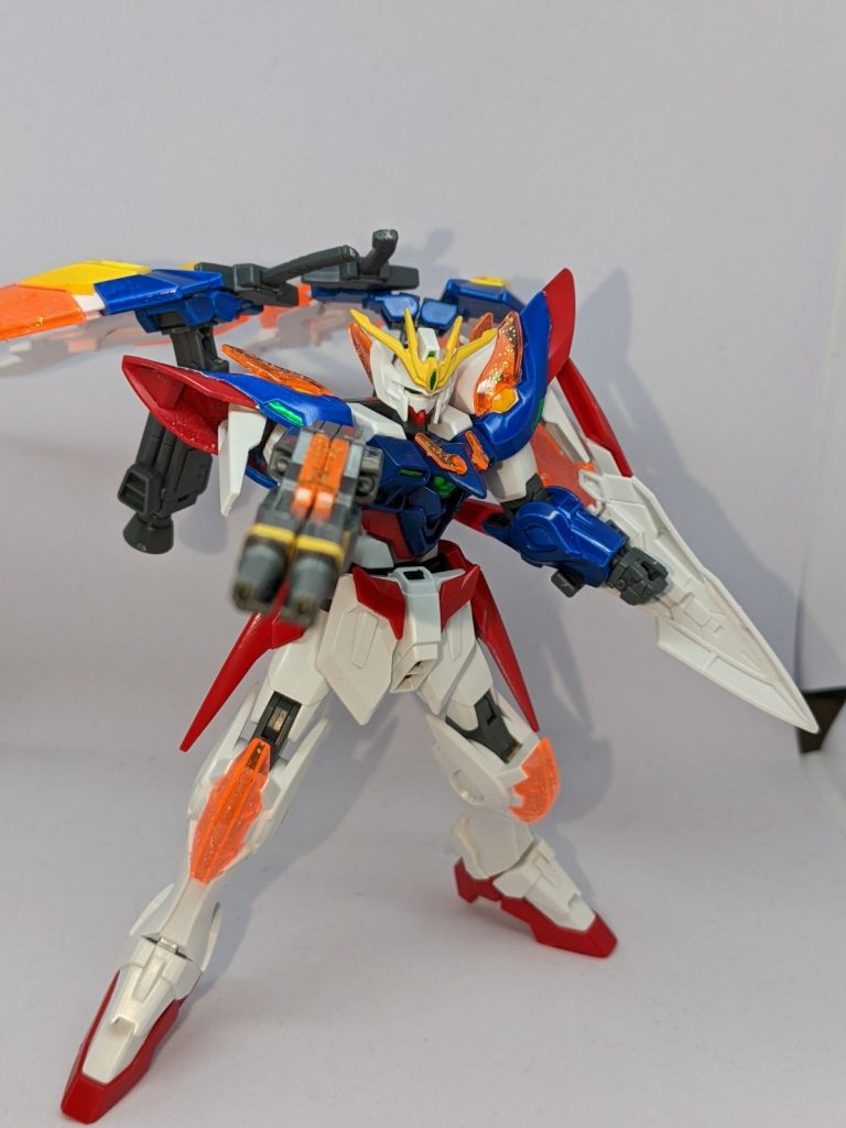 ゼロ炎ではしなさそうな本家のポージングをしてみました。