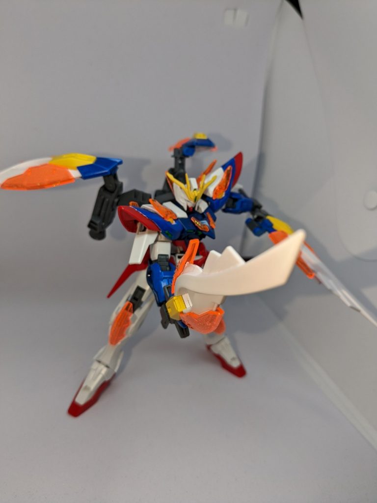 ゼロ炎独自の武装を構えてみました。