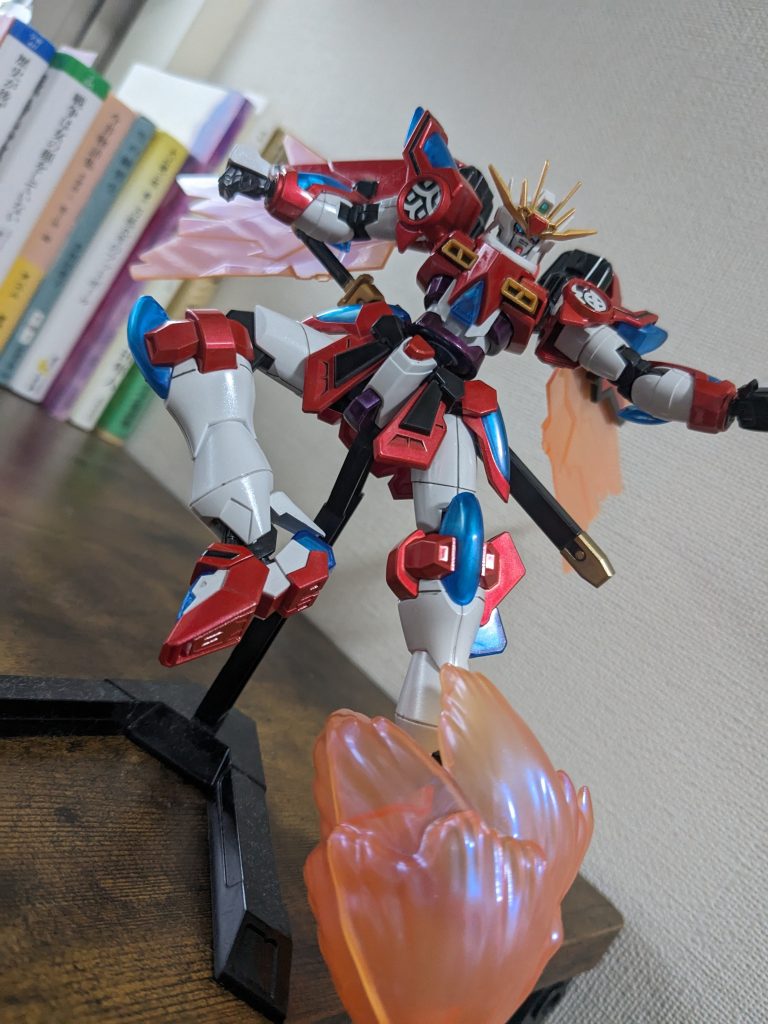 ライダーキック関節が脚の重さに負けて下がってしまって綺麗な角度に脚を維持できないですね