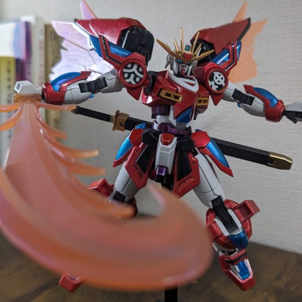 神バーニングガンダム全塗装