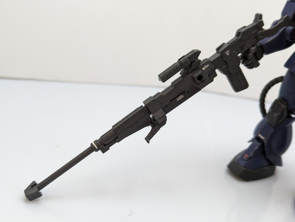 ライフルは30mmの武器セットから、マガジンなどチョコチョコいじっています。