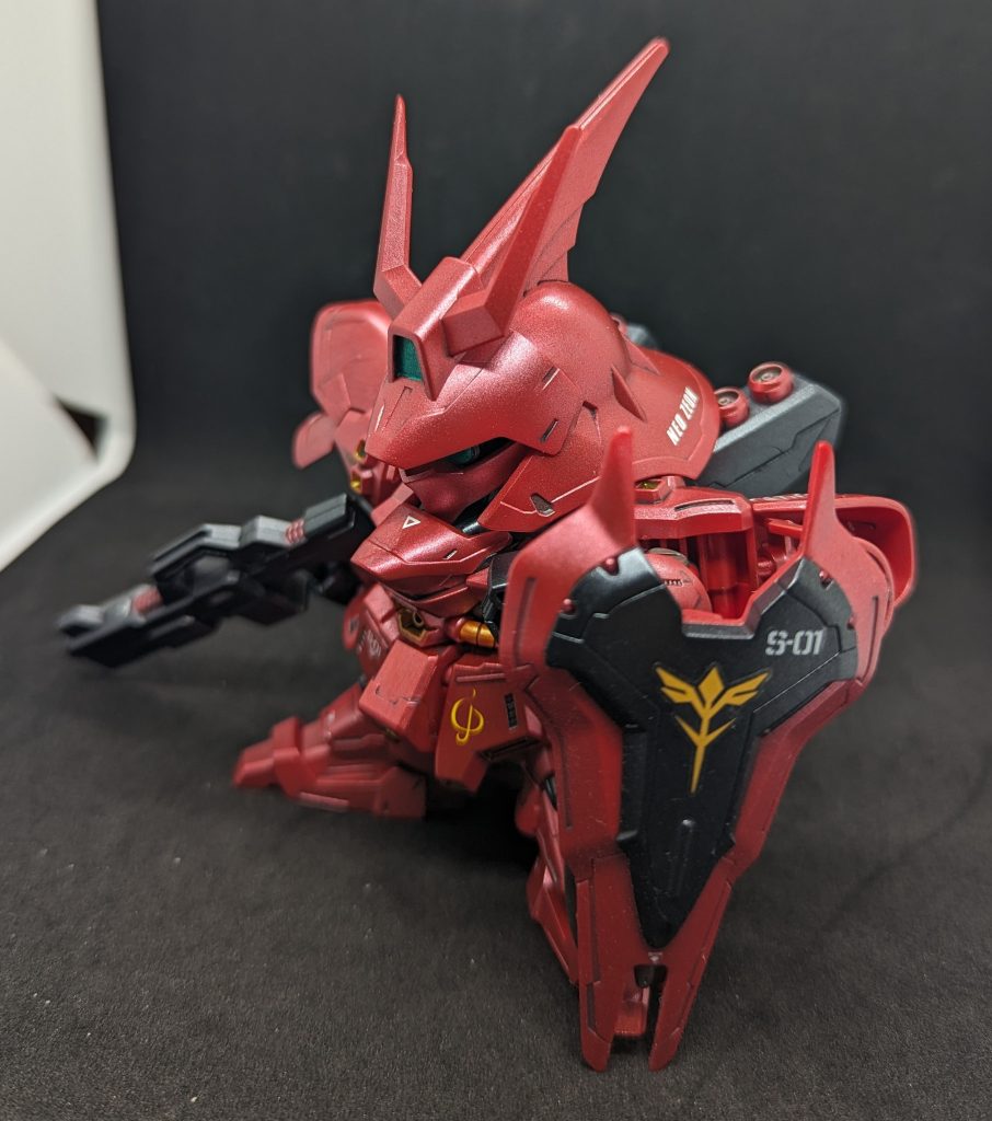 扱いは余剰パーツですが普通のファンネル装備にも差し替えで再現可能でした。