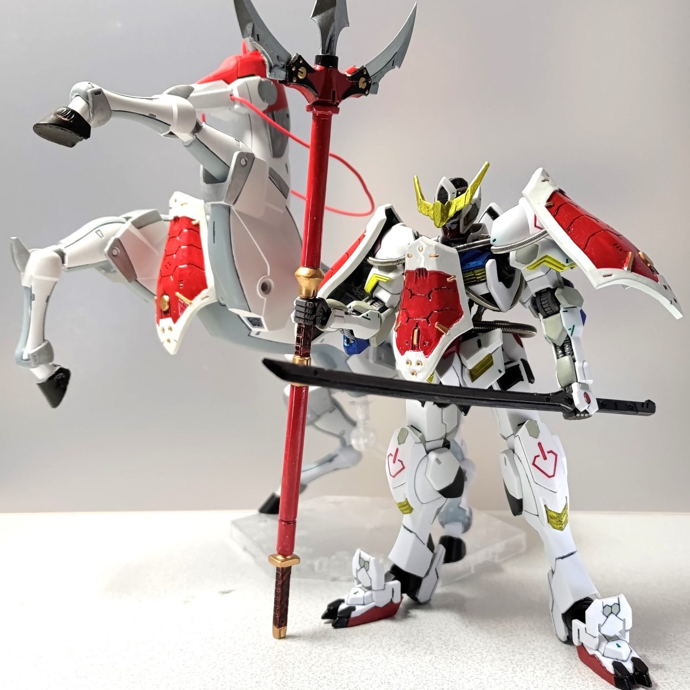 HG バルバトス第4形態 × 轟槍鬼十字 × 風雲再起｜Zelphenさんの