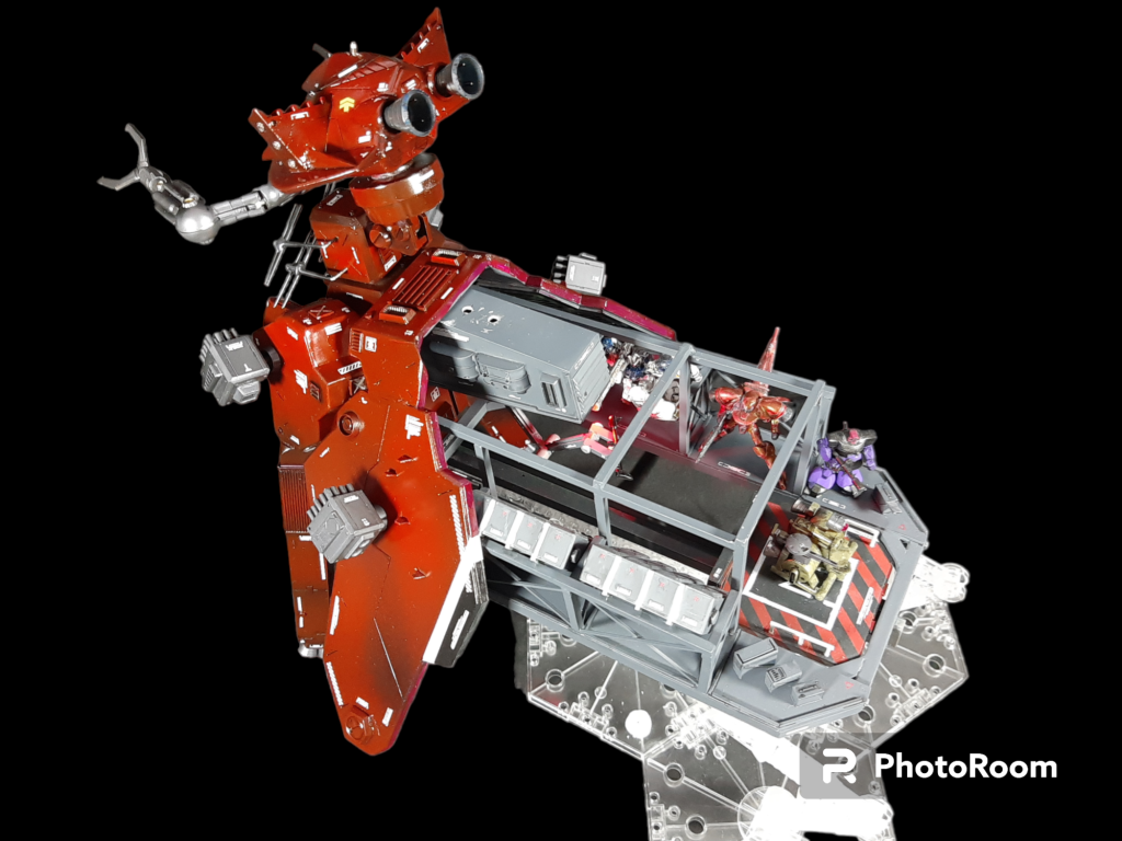 スカートを外したところ。