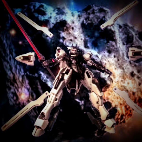 積みプラ崩し？　「水星の魔女」　「シュバルゼッテ」「パチ組み部分塗装」リハビリ投稿デス😁