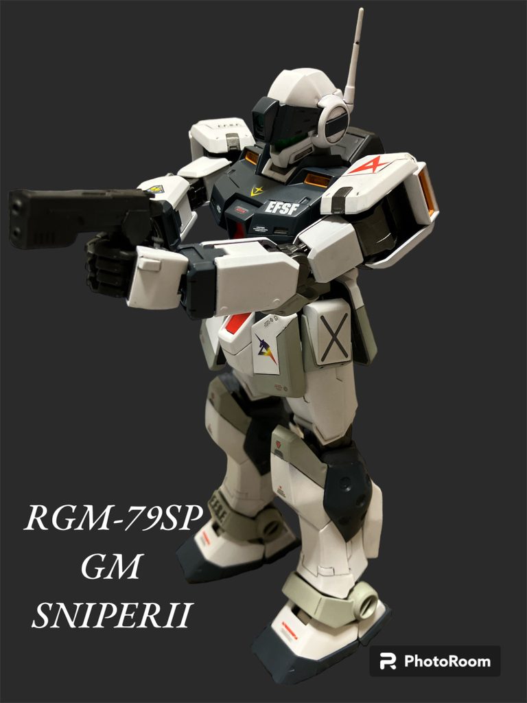 一緒に買ったジムスナイパー？のハンドガン持たせてます