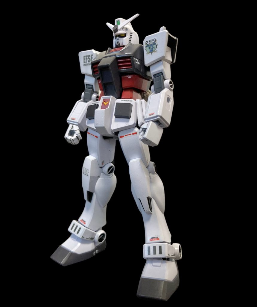 武器とかないけどスッキリしてていい感じ。この白は調色面倒だったけど大好きな白になりました。お気に入りです