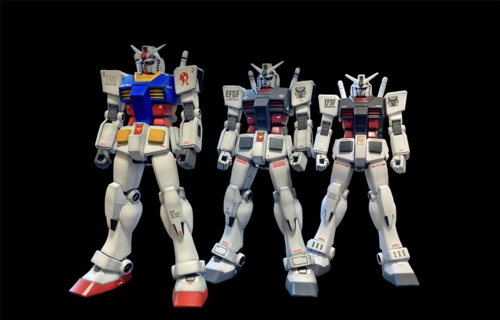 3個連続でおなじガンプラ作ったのは初めてです。EGだからやれたかな