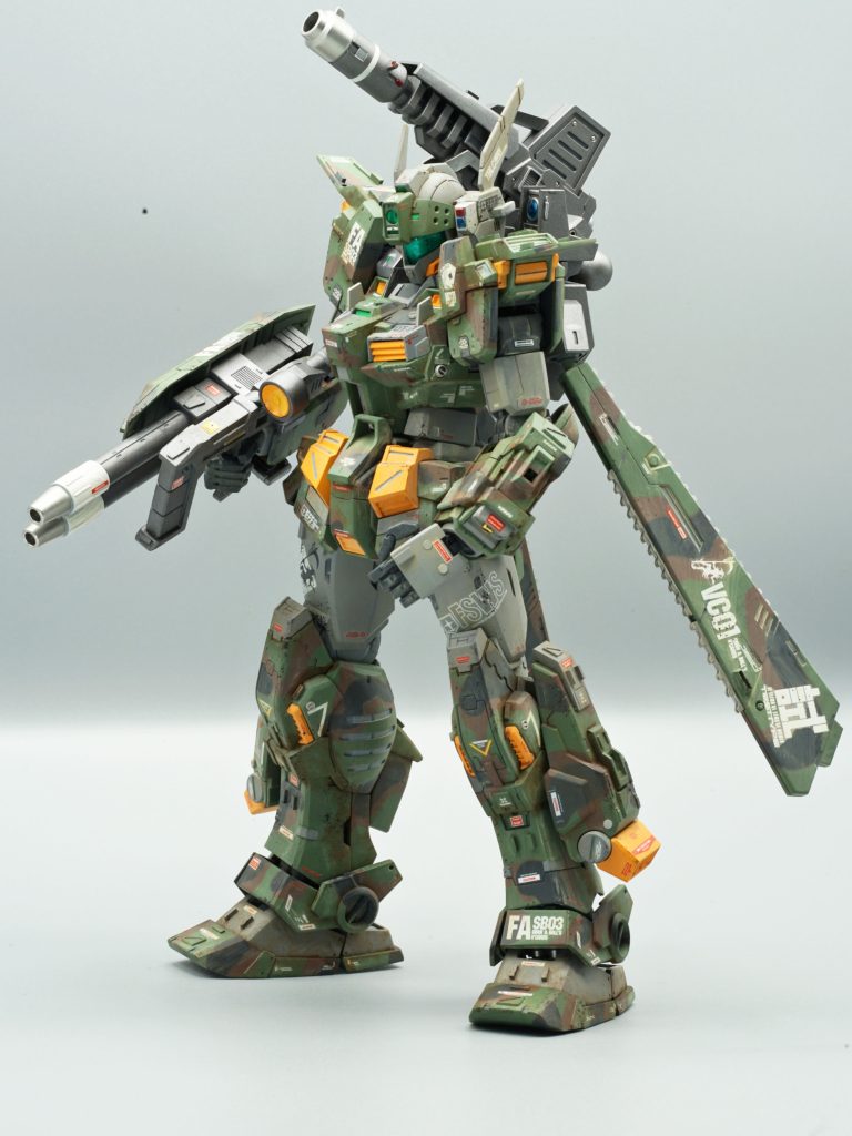 一応ジム頭(ジムタービュレンス)も作りました。肩とバックパックは作ってません。ジム頭の方がかっこよいと思う。