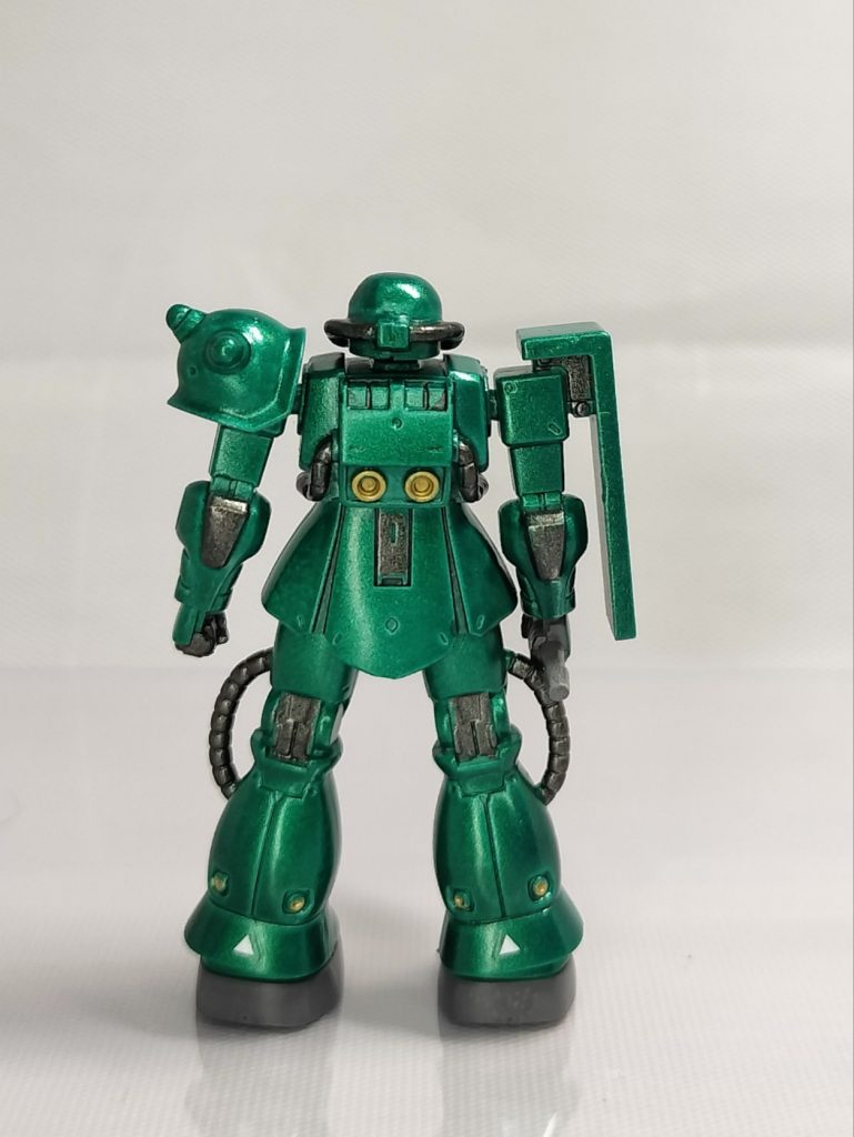 日清カップヌードル×ガンプラ　１/３８０　ザク　全塗装–5枚目/制作者：ちゃこダム