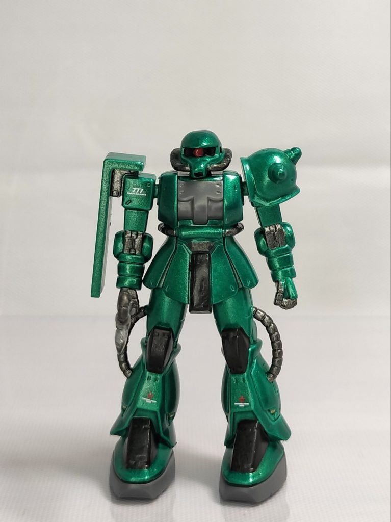 日清カップヌードル×ガンプラ　１/３８０　ザク　全塗装–2枚目/制作者：ちゃこダム