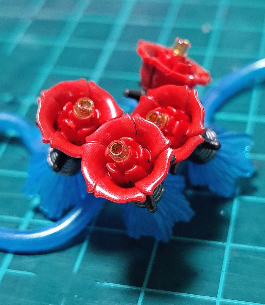 最後に、キレイに撮れたローゼスビットを添えて…