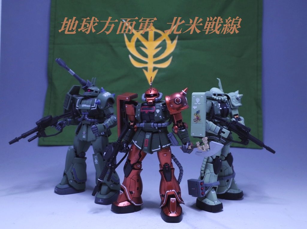 　1/144 RG ザク (キリー・ギャレット少佐機)　–5枚目/制作者：だんくら工房・mk戦車