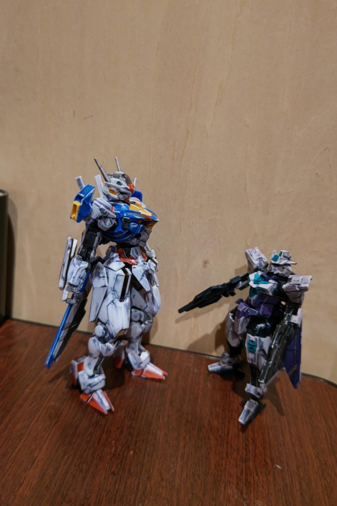 オマケ　エアリアルとコアガンダムⅡエアリアル「ちっさ」 