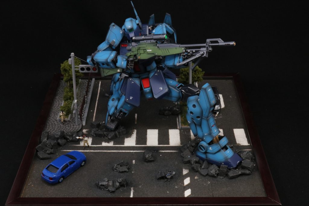 GMスナイパーⅡ　情景模型–2枚目/制作者：ココ助