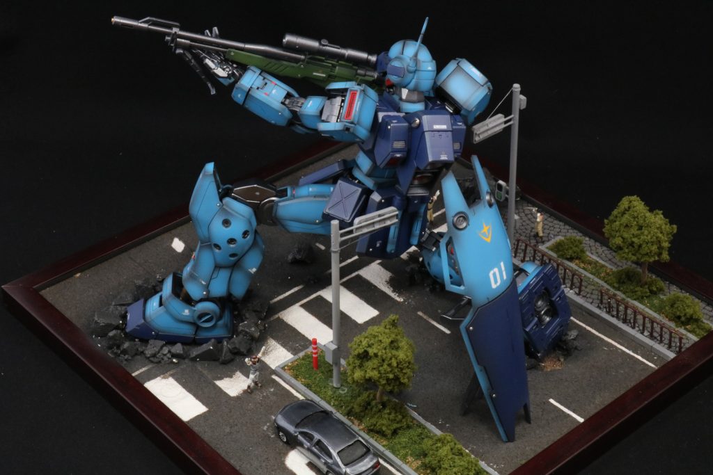 GMスナイパーⅡ　情景模型–4枚目/制作者：ココ助