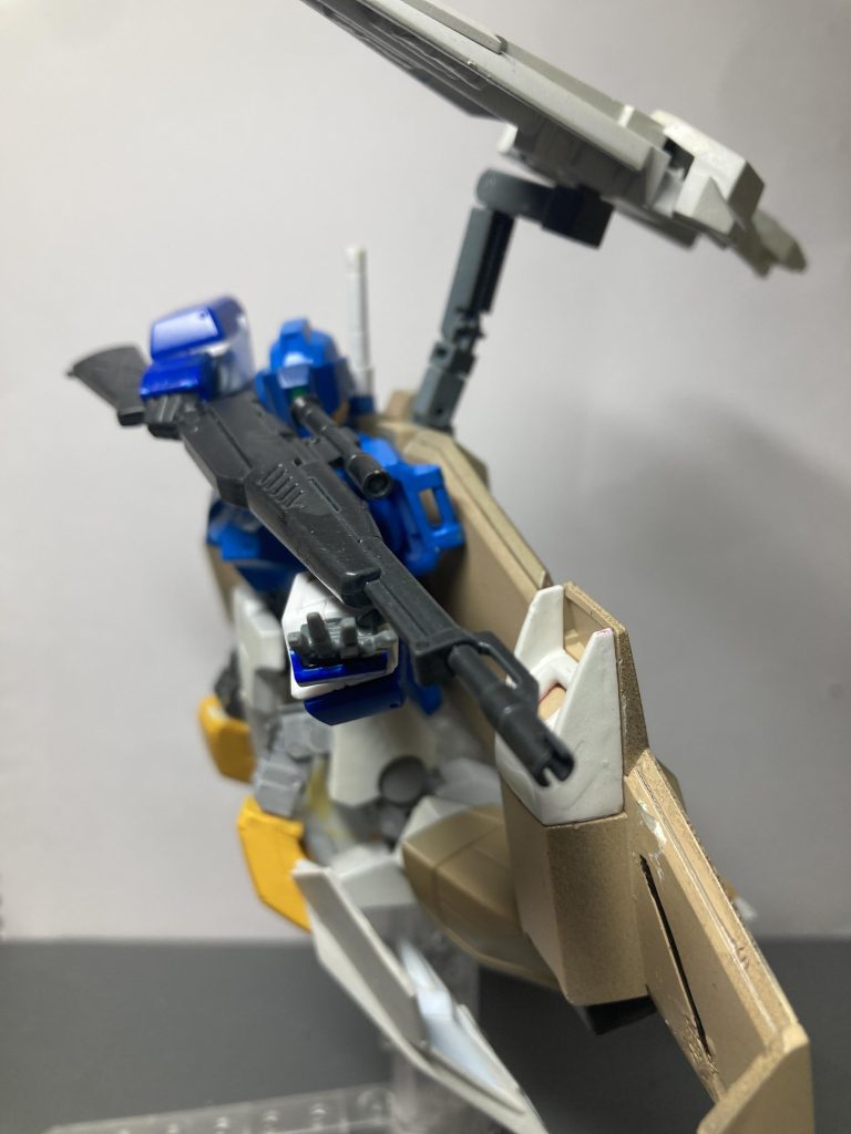 狙撃ポーズ(空中)あまりにもチキンな戦法ですが近づかれても大丈夫