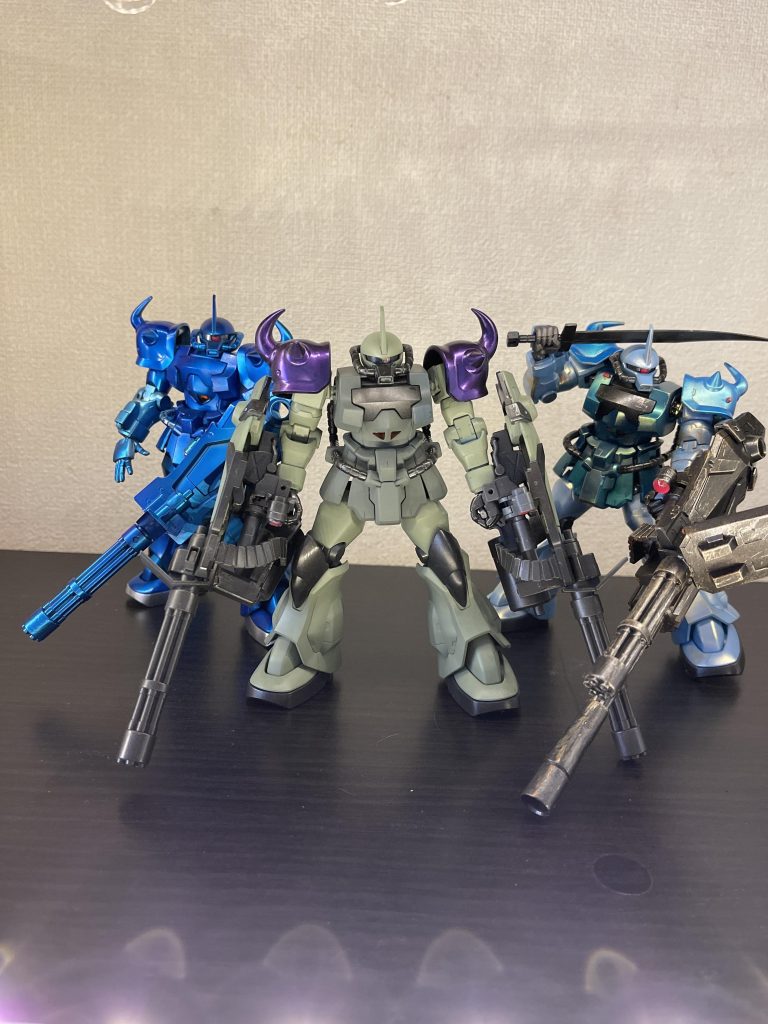 ご覧頂きありがとうございました。これにて一旦グフカスタムは終了です 