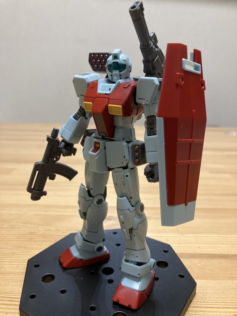 装備の選択が多かったので、二つとも使ったりとよくばりながら作りました。最近は湿気が多いのでつや消しが怖くてまだスプレーかけていません。