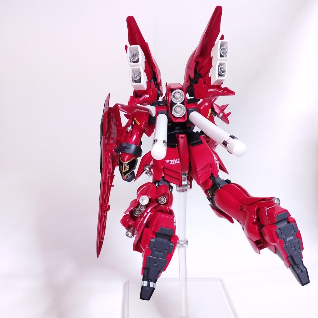 このバックパックもめちゃくちゃ好きですバーニアをシャインシルバーで塗装して正解でした