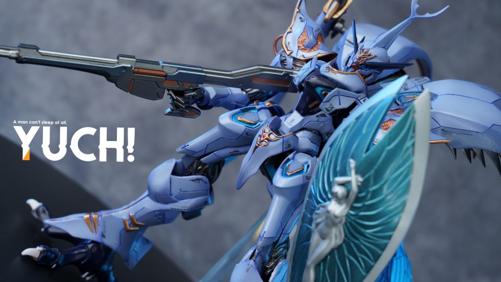 聖戦士ガンバイン 【HGファラクト✕PLAMAXサーバイン】–2枚目/制作者:眠れない男ユチ