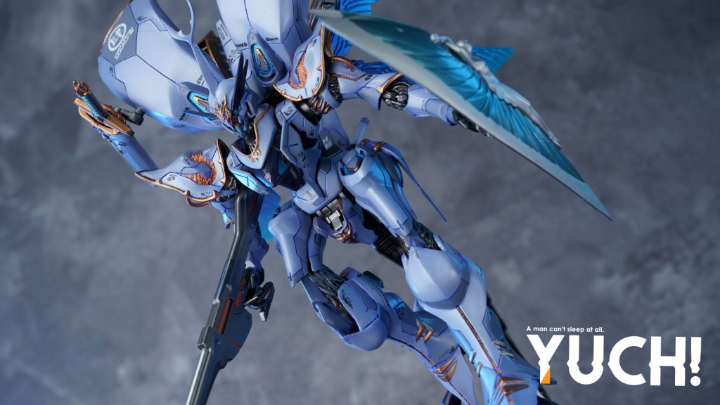 聖戦士ガンバイン 【HGファラクト✕PLAMAXサーバイン】–4枚目/制作者:眠れない男ユチ