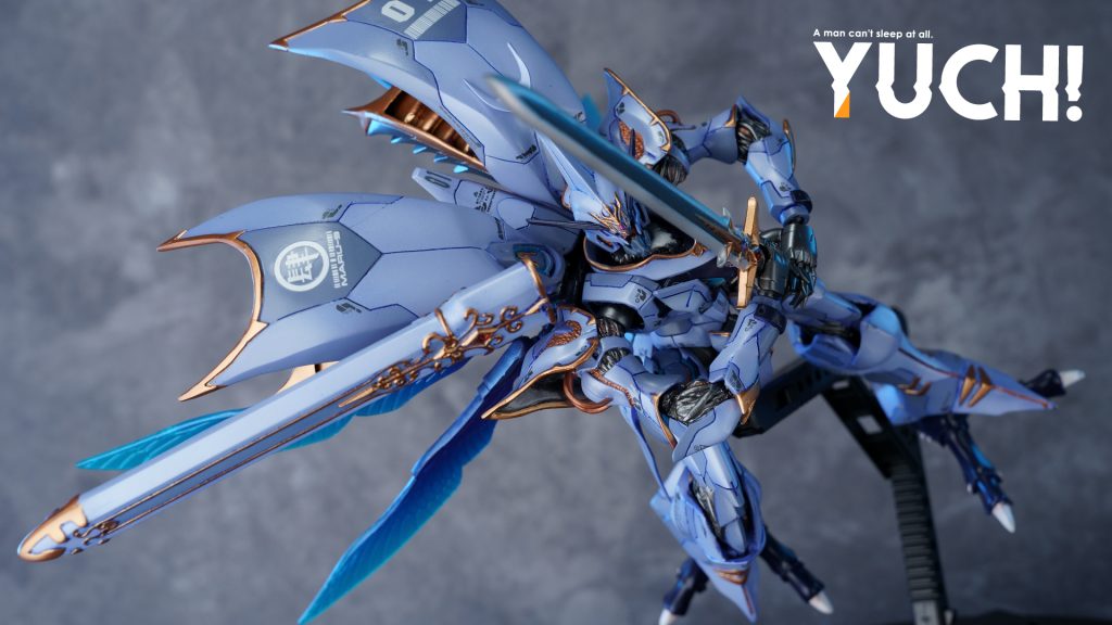 聖戦士ガンバイン 【HGファラクト✕PLAMAXサーバイン】–9枚目/制作者:眠れない男ユチ