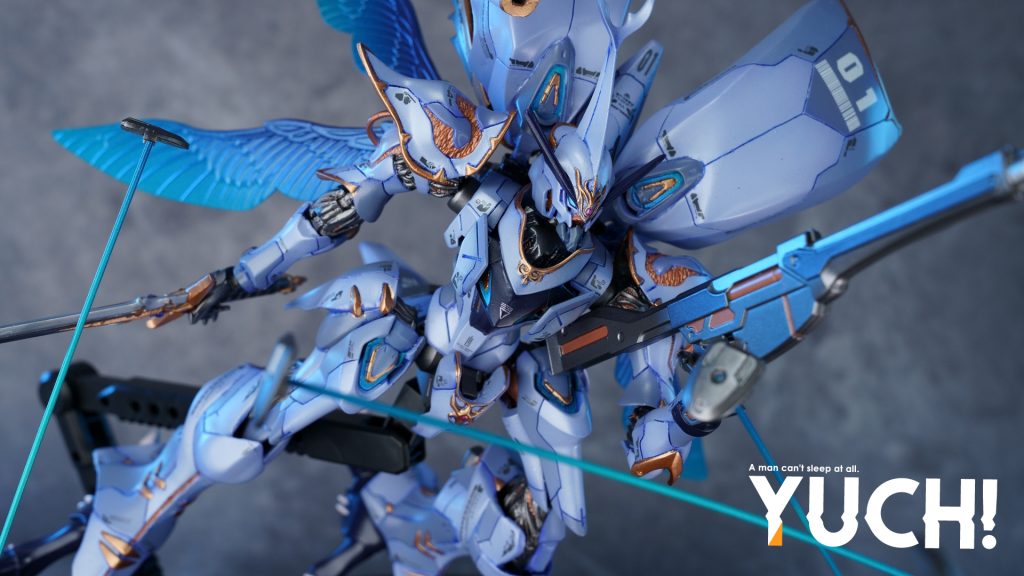 聖戦士ガンバイン 【HGファラクト✕PLAMAXサーバイン】–5枚目/制作者:眠れない男ユチ