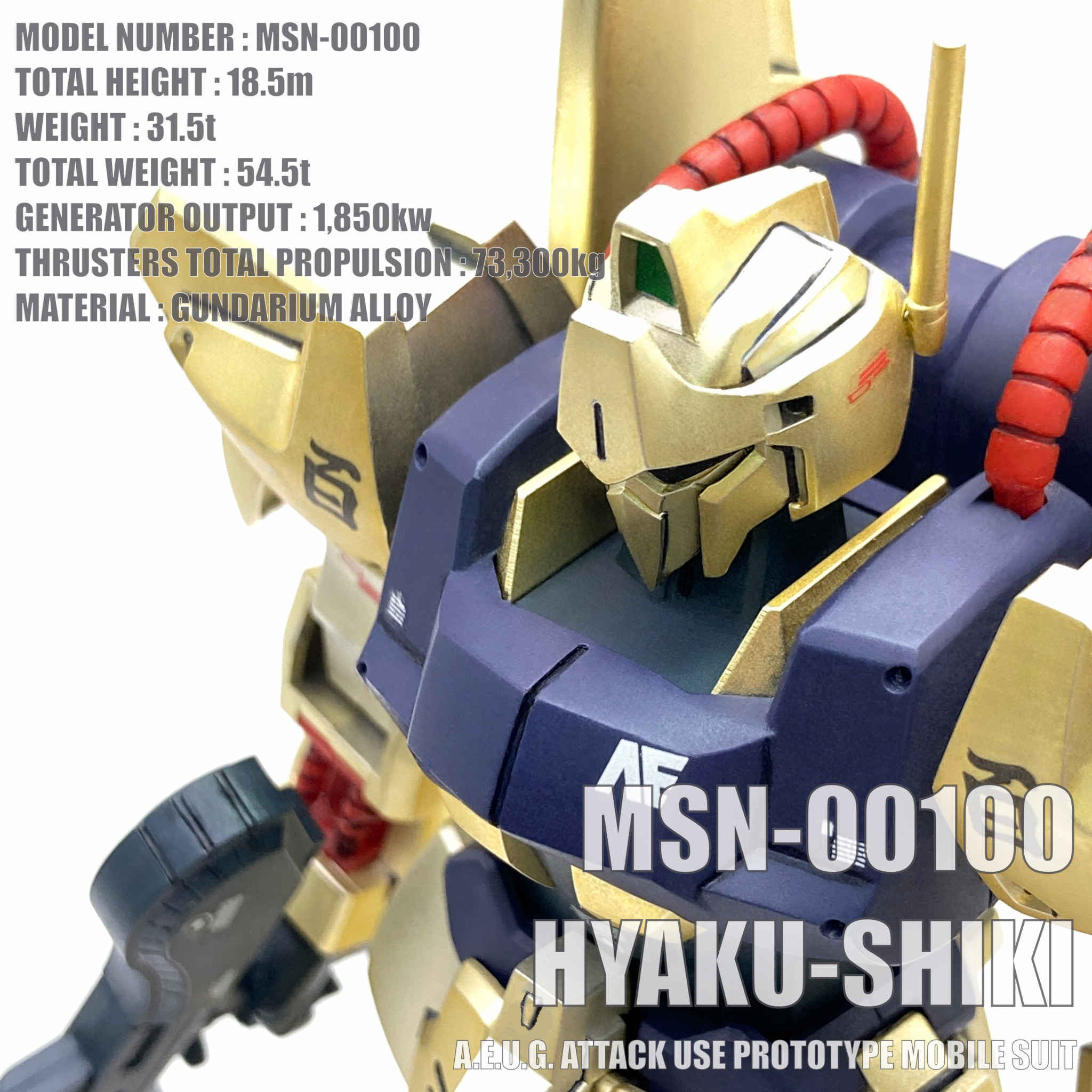 HGUC 百式（旧グリプス戦役セット）｜ハヤマオさんのガンプラ作品