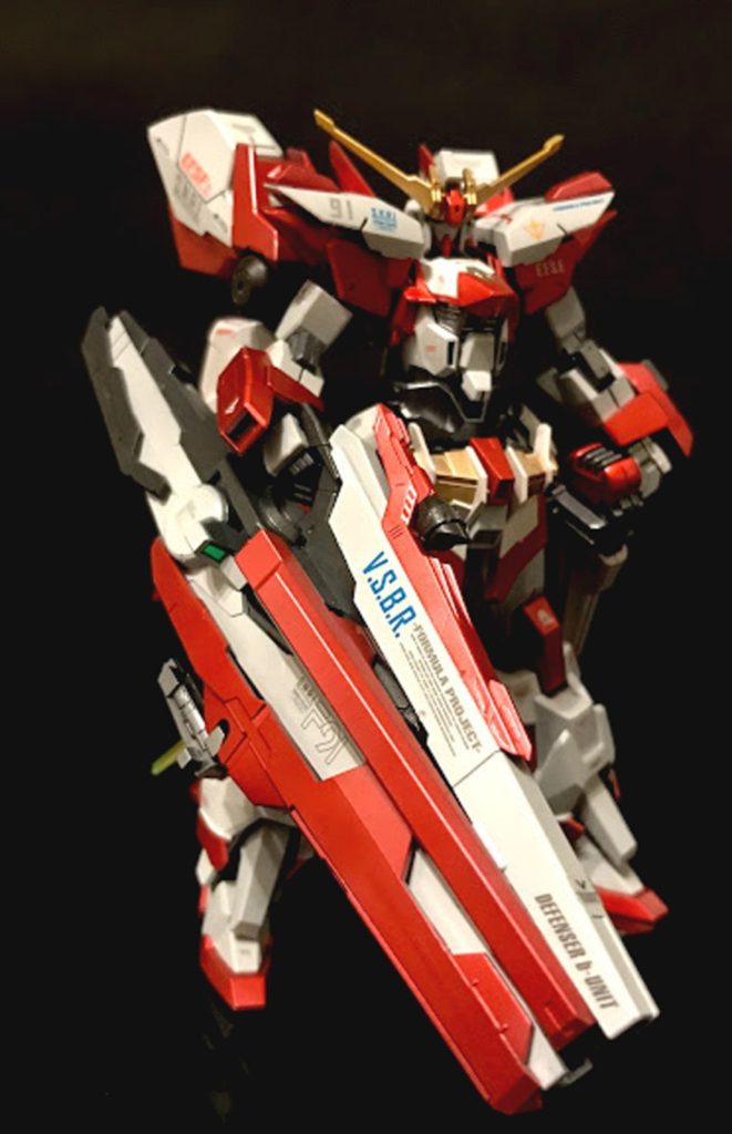 メイン武装のGヴェスバーは、ネオガンダムのGバードをオマージュした感じです。