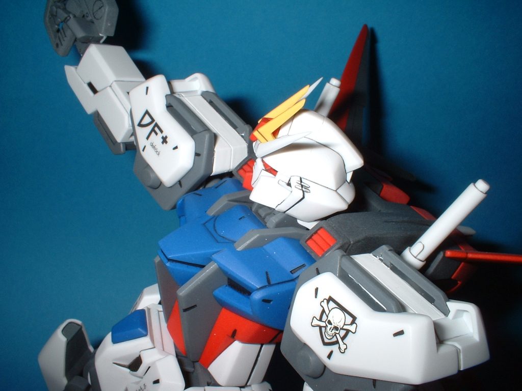 旧キット　1/100 エールストライク–4枚目/制作者：blaster