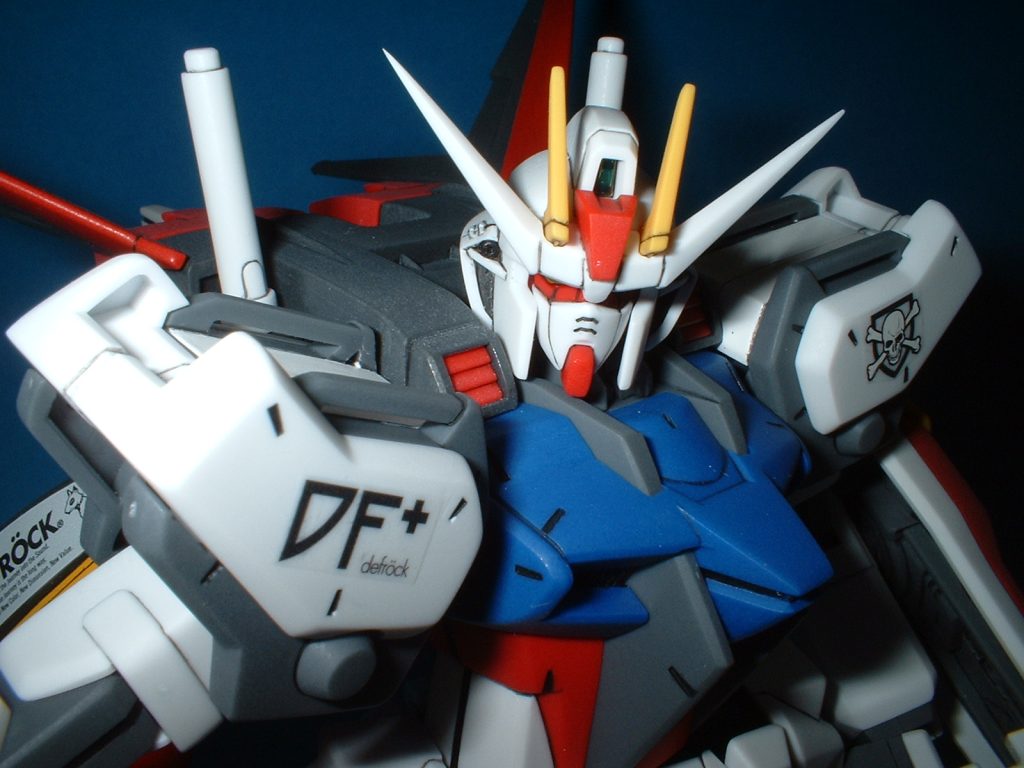 旧キット　1/100 エールストライク–4枚目/制作者：blaster