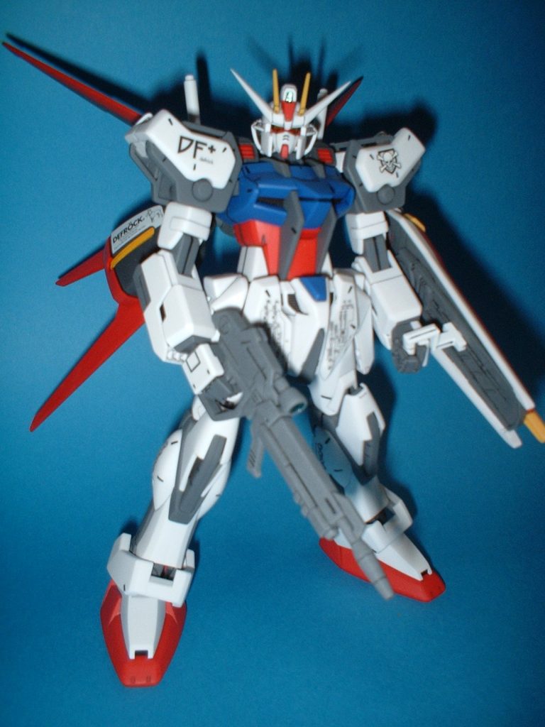 旧キット　1/100 エールストライク–2枚目/制作者：blaster