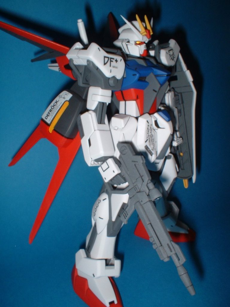 旧キット　1/100 エールストライク–3枚目/制作者：blaster